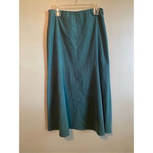 JM Collection Diagonal Seam MIDI Skirt Pull On Style With Zipper Size 10